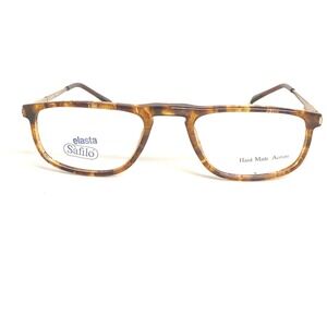 Safilo Elasta Library 1315 U46 Eyeglasses Tortoise Shell Rectangular Frame Italy